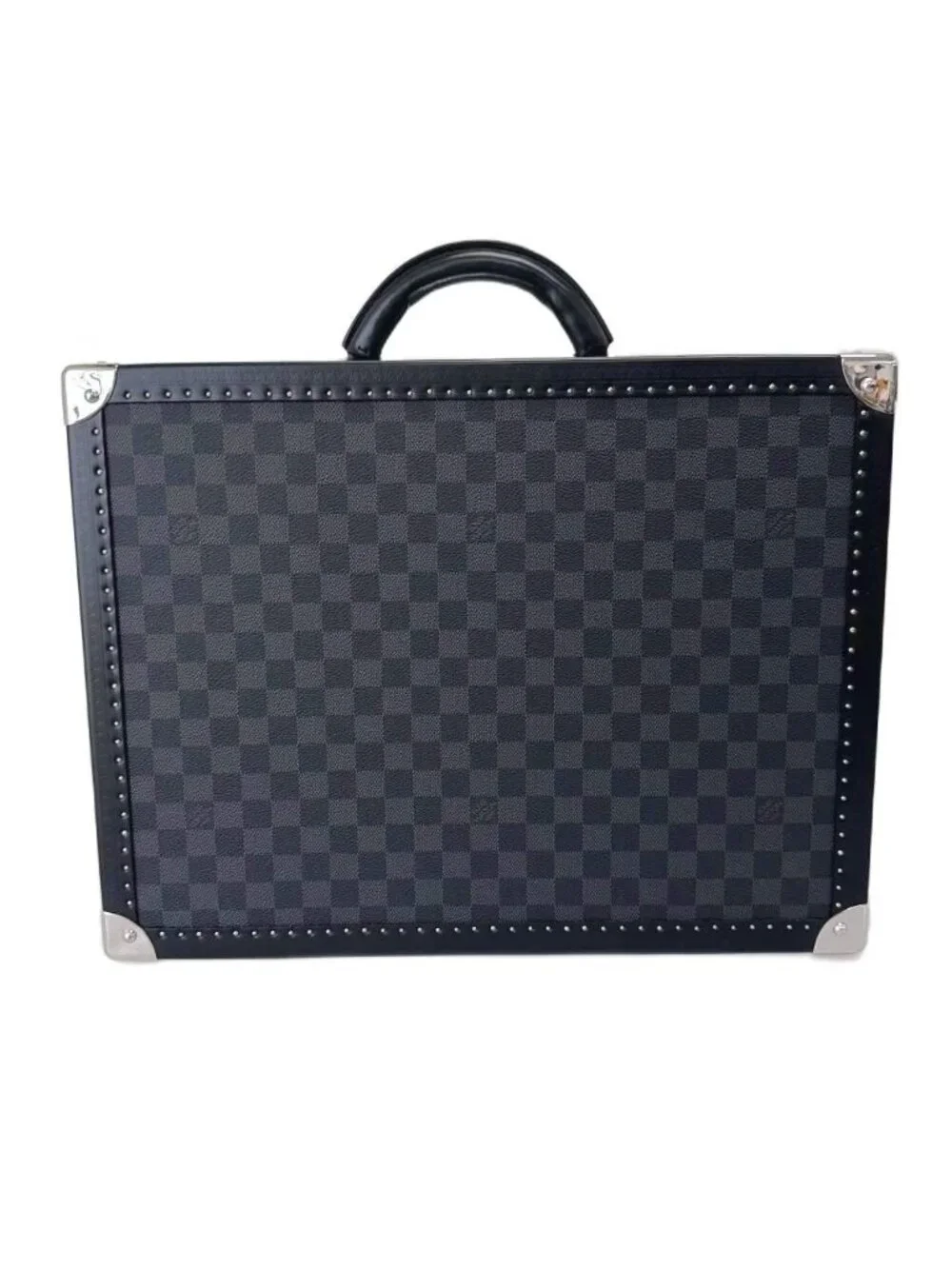 Louis Vuitton Cotteville 45 Damier Graphite 45 Hard Case Attache Trunk